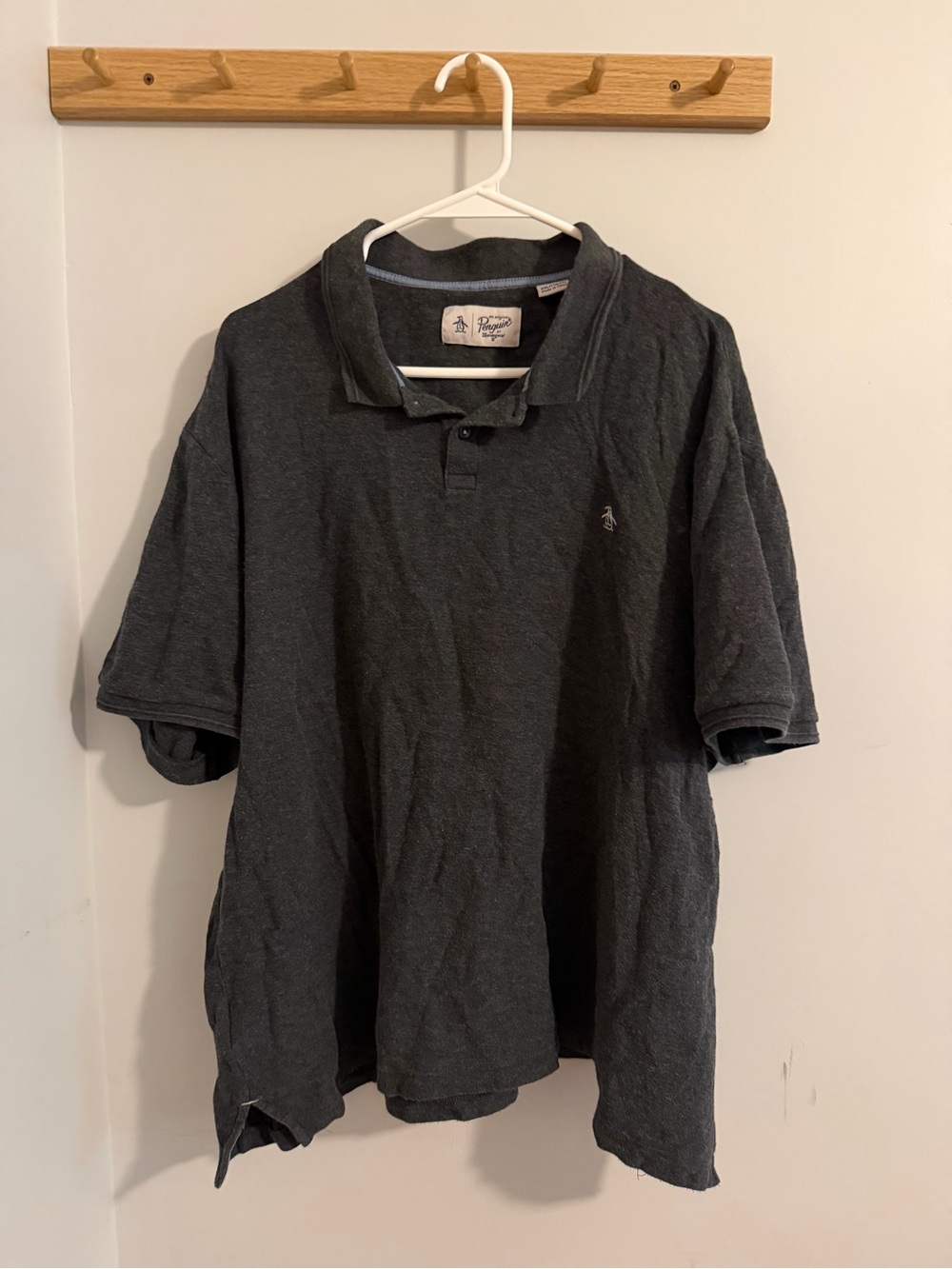Penguin by Munsingwear Men's Dark Gray Polo